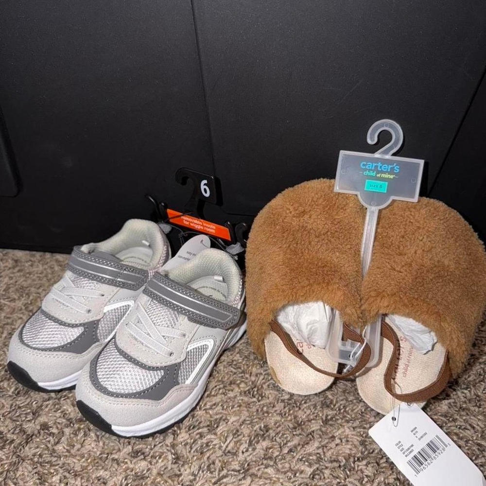 Toddler sneakers and clogs size 6